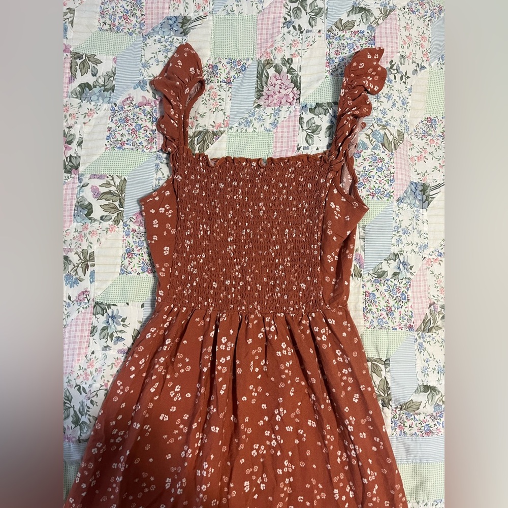 Jolt Floral Print Midi Dress